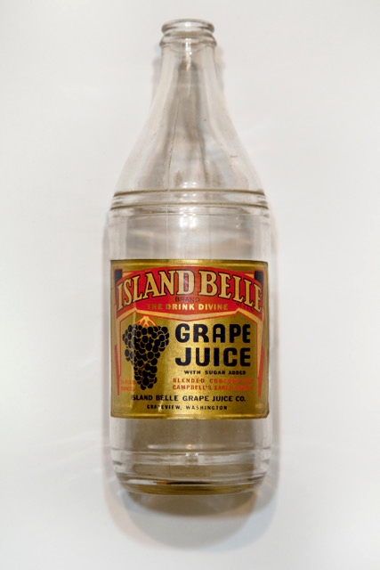 Island Belle Grape Juice Bottle (M.Benson Collection)