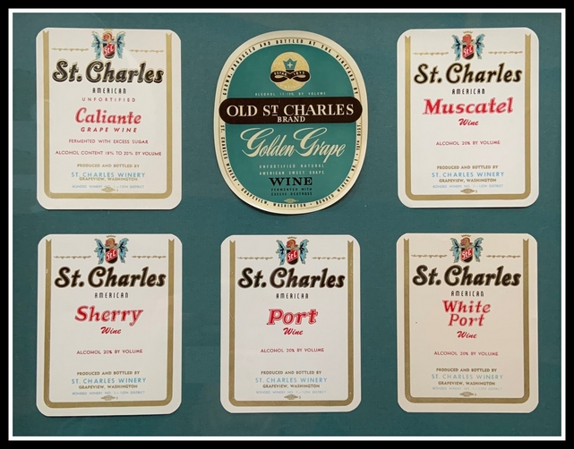 St.Charles Winery Wine Labels (MLB Collection)