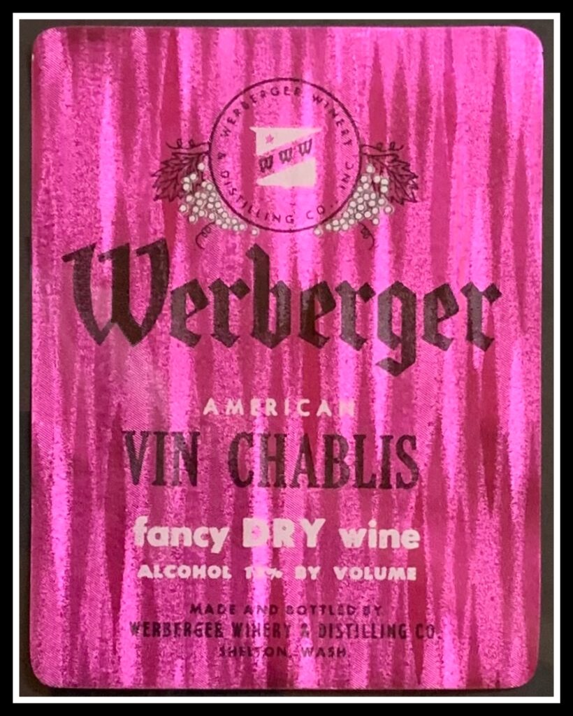 Werberger Winery (Shelton) Wine Label (MLB Collection)